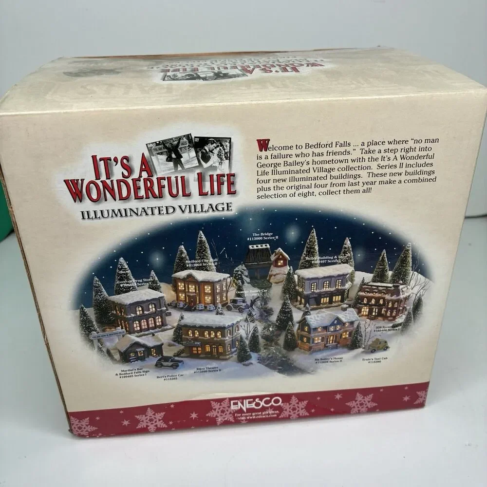 Its a Wonderful Life Ma Bailey's House Series 2 Christmas Village Enesco